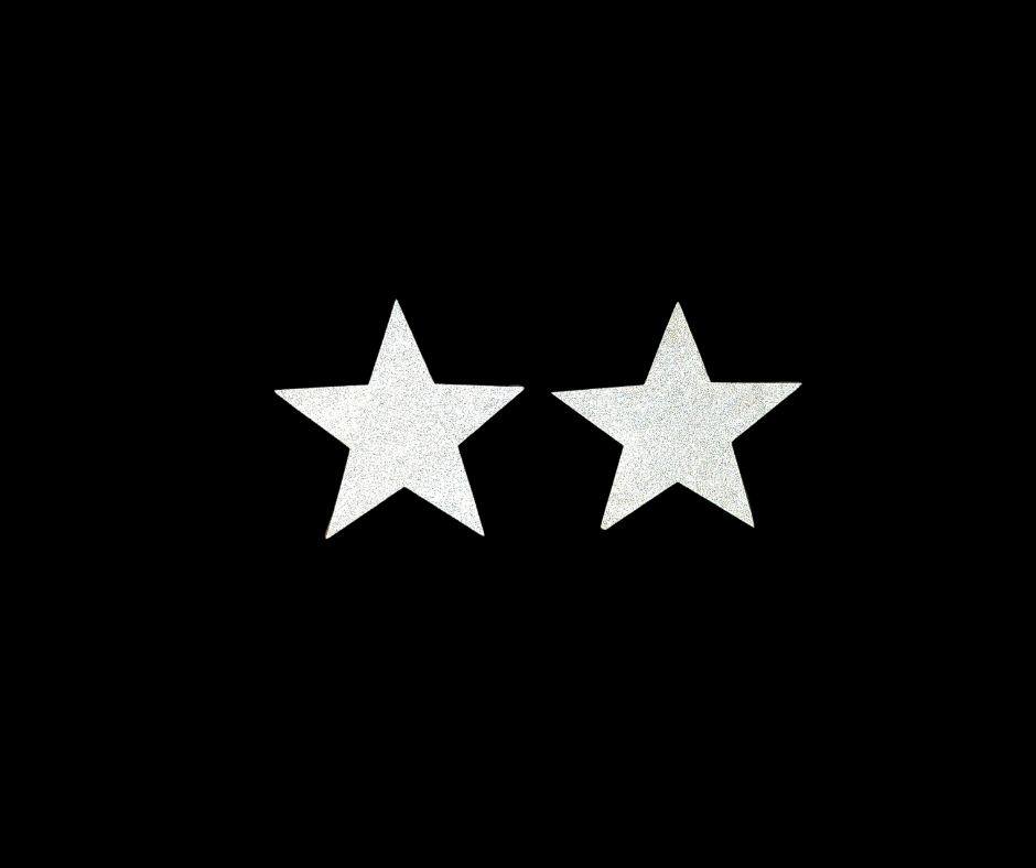 Black Reflective Star
