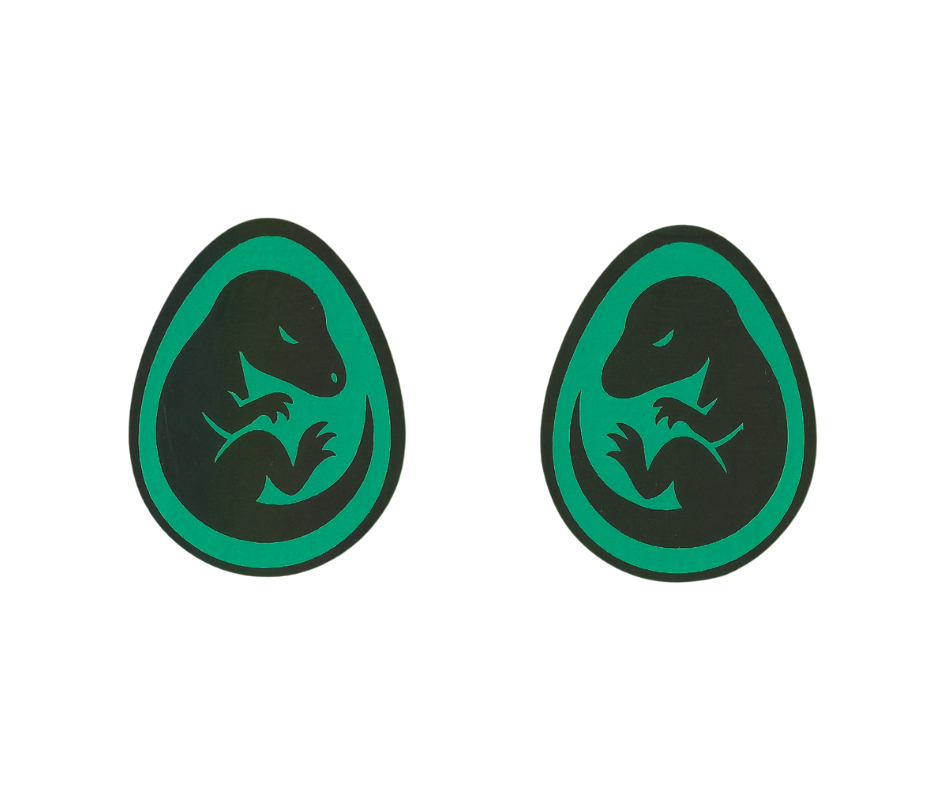 Neon T-rex Egg