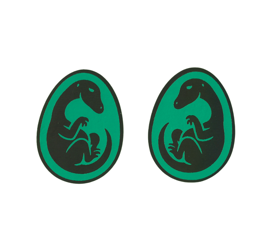Neon Brachiosaurus Egg