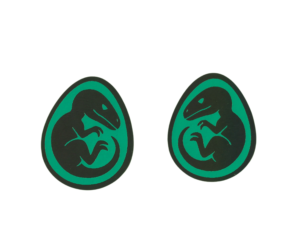 Neon Raptor Egg