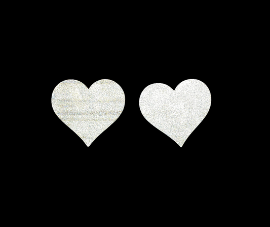 Black Reflective Heart <3