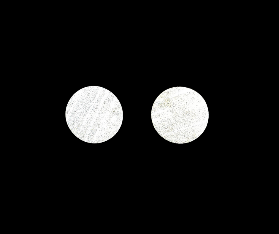 Black Reflective circle